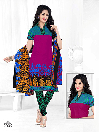Printed Cotton Dress Material