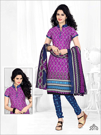 Unstitched Cotton Salwar Kameez