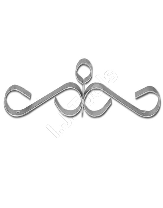 Pressed Steel Gate Scroll