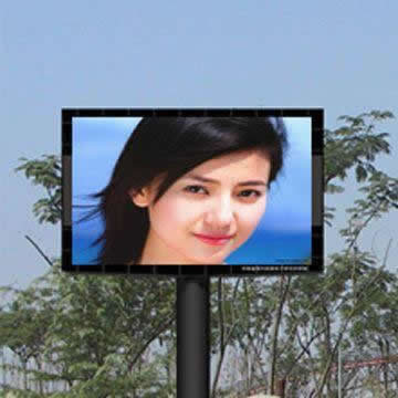 Outdoor LED Display Screen With High Quality - Aluminum Cabinet, 1000nits Brightness, IP65 Protection, Outdoor Use