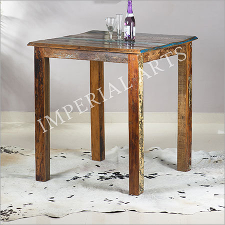 Reclaimed Wooden Bar Table