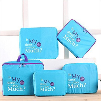 Travel Bag Organizer, luggage Organiser (Light Blue)