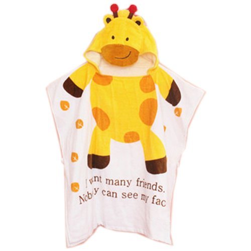 Super Soft Best Bathing Towel with Animal Printed Cap Hood Baby Birthday Return Gifts Bath robe