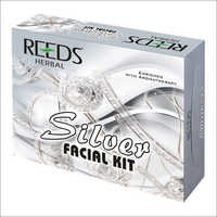 Silver Facial Kit - Silver Color, Multiple Items, 200-300g | Glowing Skin, Impurity Removal, Shine-free Complexion, Tan Removal, Pleasant Fragrance