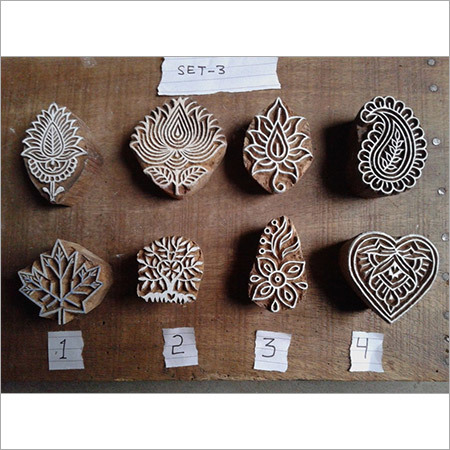 Fabric Printing Wooden Block