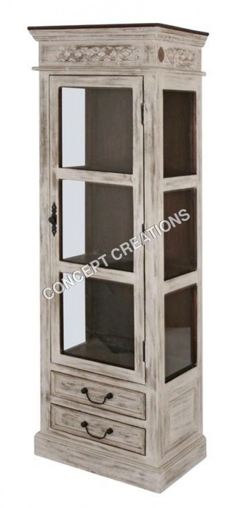 Wooden Glass Cabinet