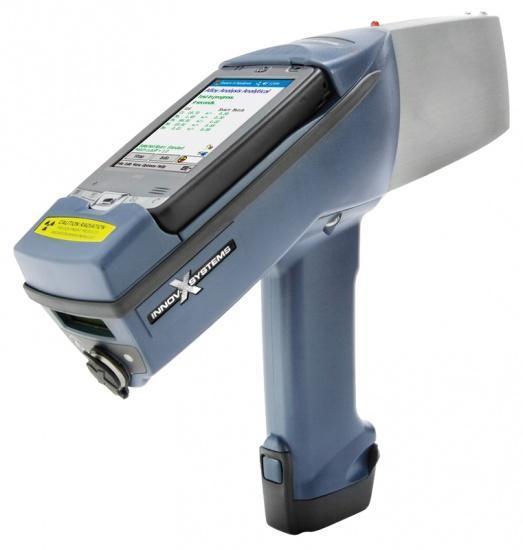 Hand held x ray alloy analised