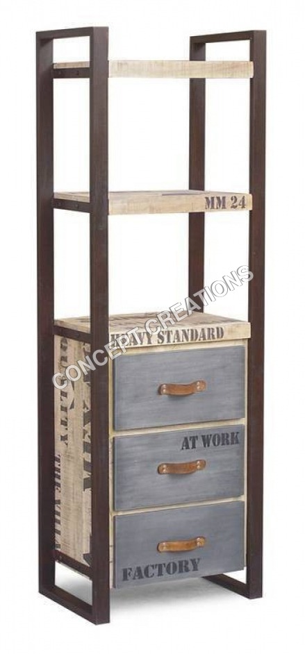 Iron Wooden Bookrack