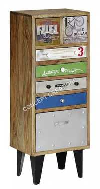 Iron Wooden Drawerchest