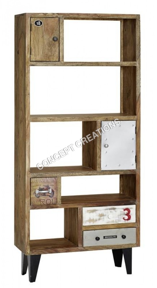 Iron Wooden Bookrack