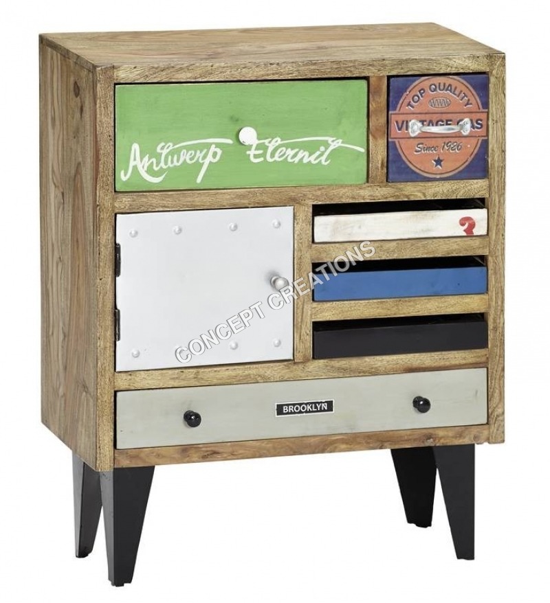 Iron Wooden Sideboard