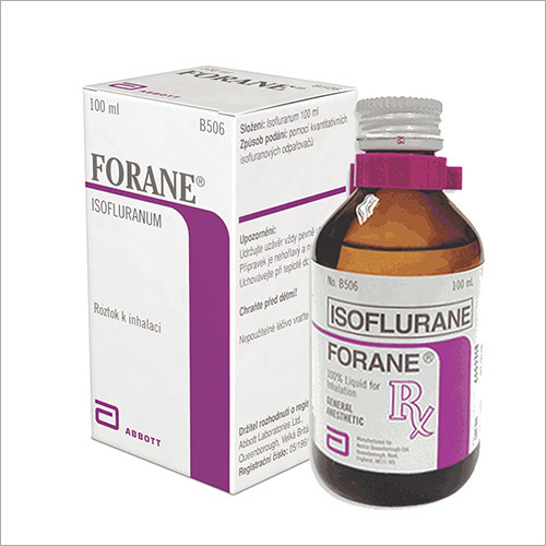 Forane 100Ml Storage: Store In A Cool And Dark Place.