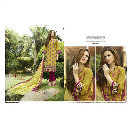 Casual Cotton Dress Material