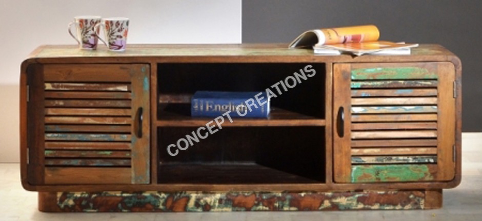 Reclaimed Wooden TV Cabinet