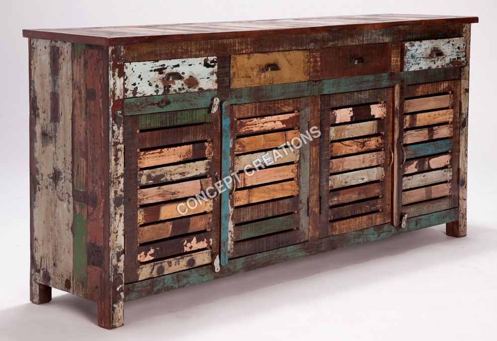 Reclaimed Wooden Sideboard