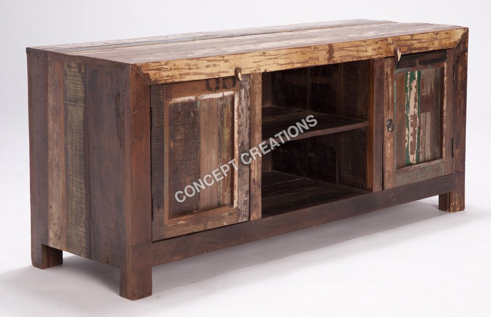 Reclaimed Wooden TV Cabinet