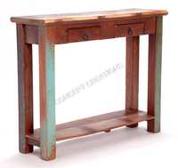 Reclaimed Wooden Console Table