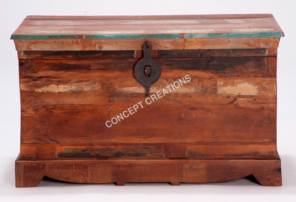 Reclaimed Wooden Coffee Table Cum Box