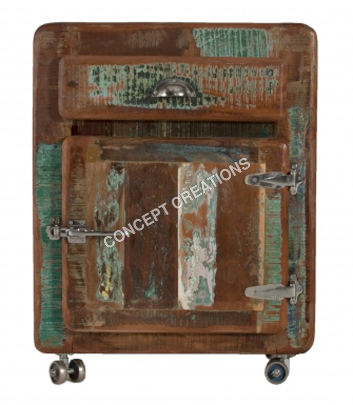 Reclaimed Wooden Bedside