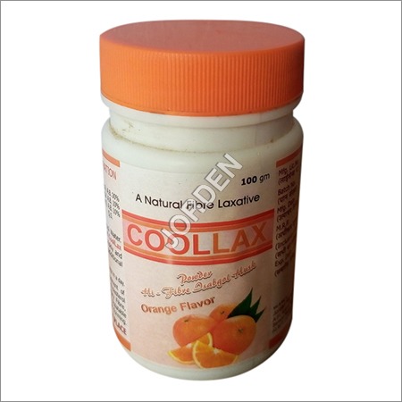 Isabgol Husk - 100gm Herbal Powder High Fibre Natural Laxative Digestive Health Gut Relief with Refreshing Orange Flavour