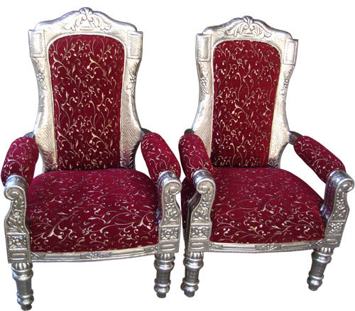 White Metal Wedding Chairs