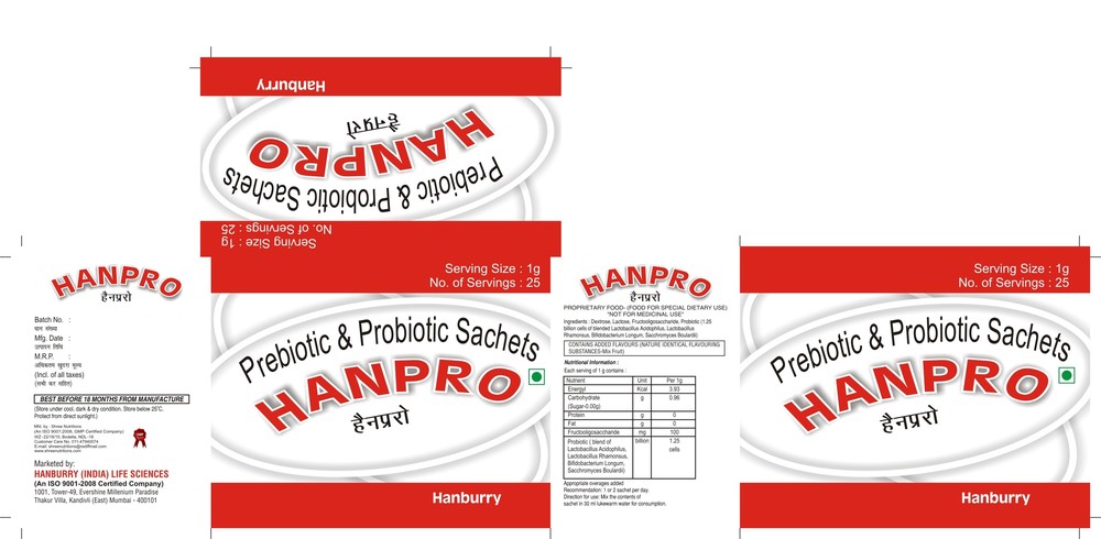 Prebiotic & Probiotic Sachets