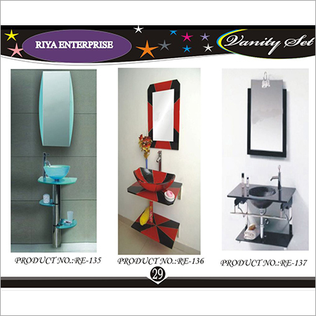 Glass Vanity Sets