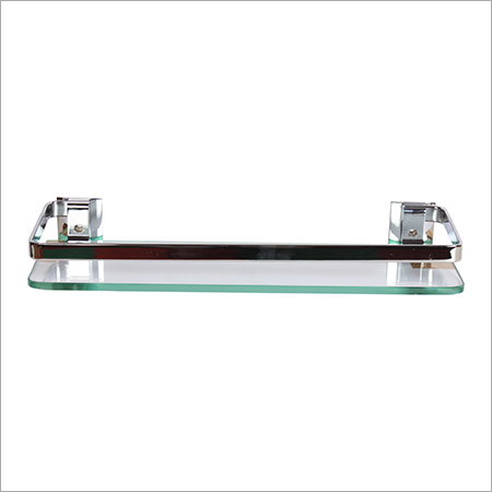 Stainless Steel Square Glass Shelf