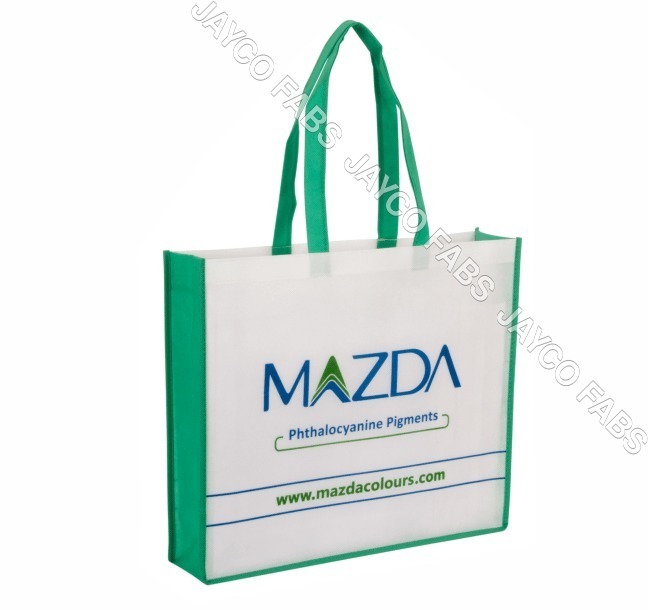 Customized Ecofriendly Non Woven Trade Fair Bags - 16"x14.5"x4", 110gsm PP Material with Hand Length Handles, Perfect for Promotions and Exhibitions
