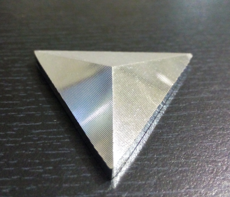 Brass Triangle Mirror Cap