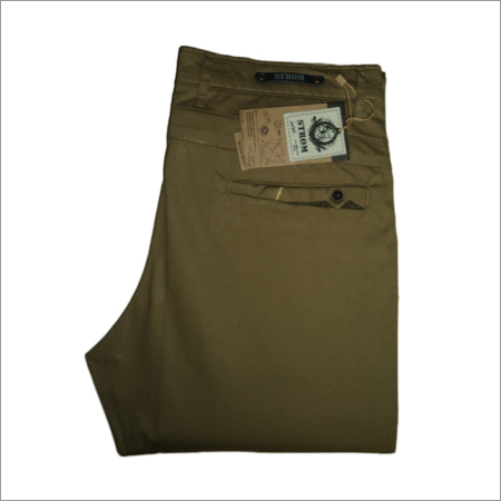 Slim Fit Cotton Trousers