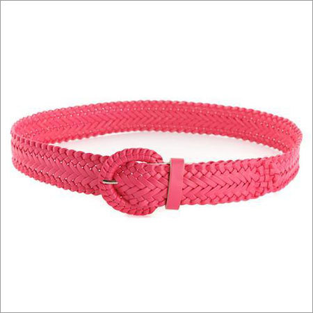 Ladies Braided Leather Belts