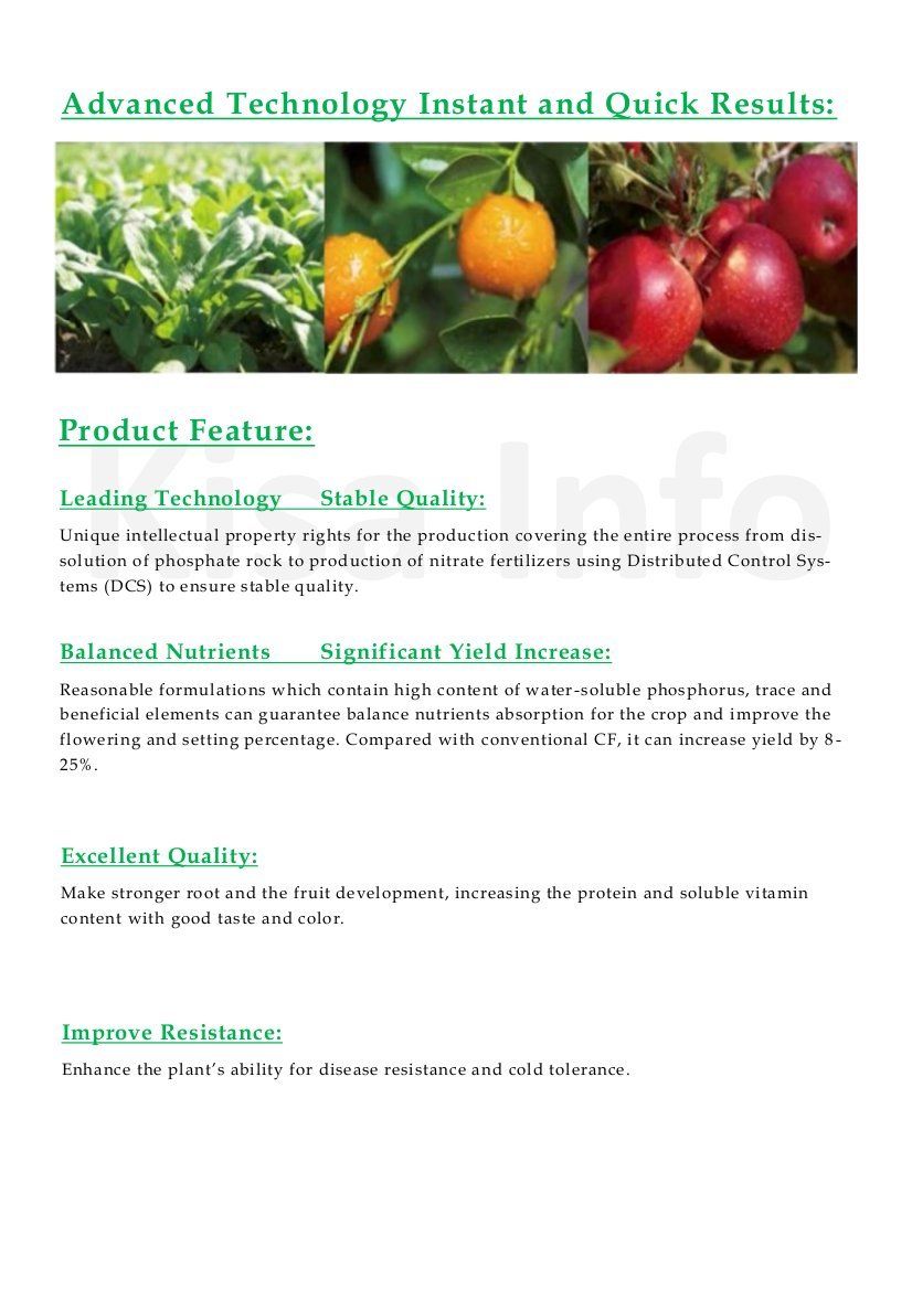 Nitrate Based Compound Fertilizer