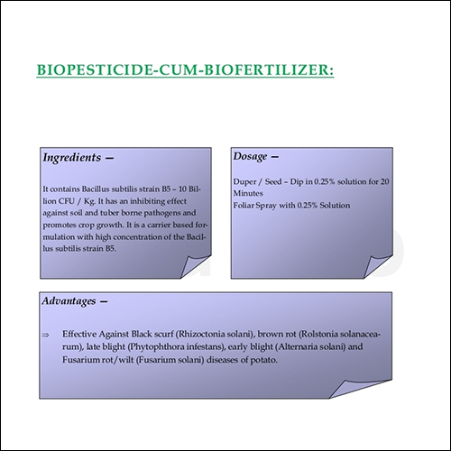 BIOPESTICIDE CUM BIOFERTILIZER