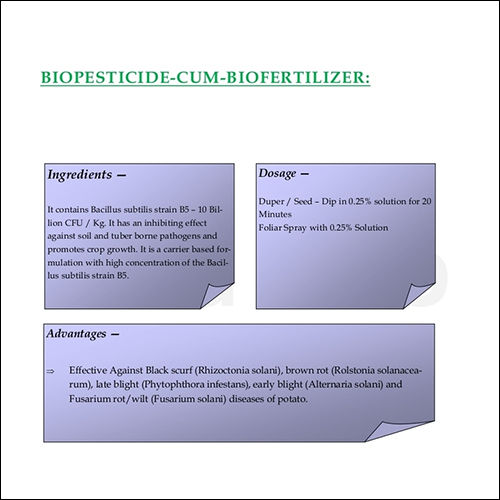 बायोपेस्टीसाइड-सह-बायोफर्टिलाइजर