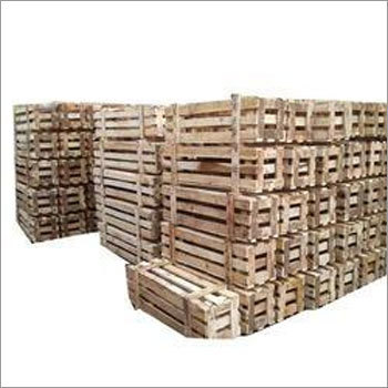 Brown Wooden Storage Crates