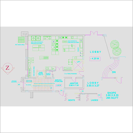 Club Kitchen plan,Mahali Meadows,Karjat