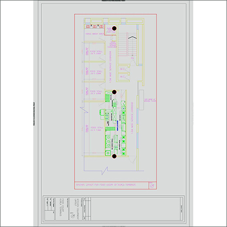 Kitchen Layout for Food Court