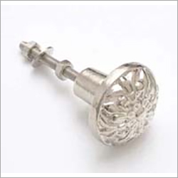 Chrome Flower Knob