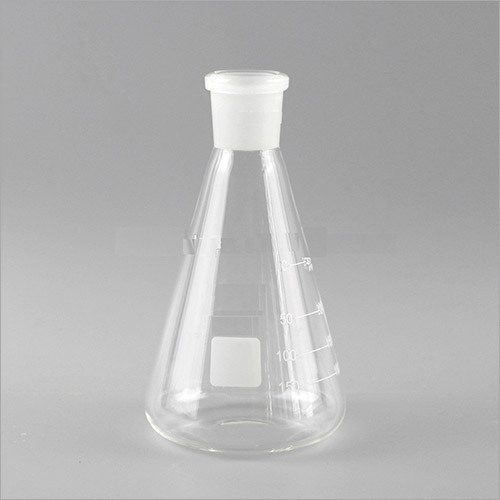 Amber Colour Flask Conical - Glass, 25-2000 Ml, Amber Color, Interchangeable Stopper