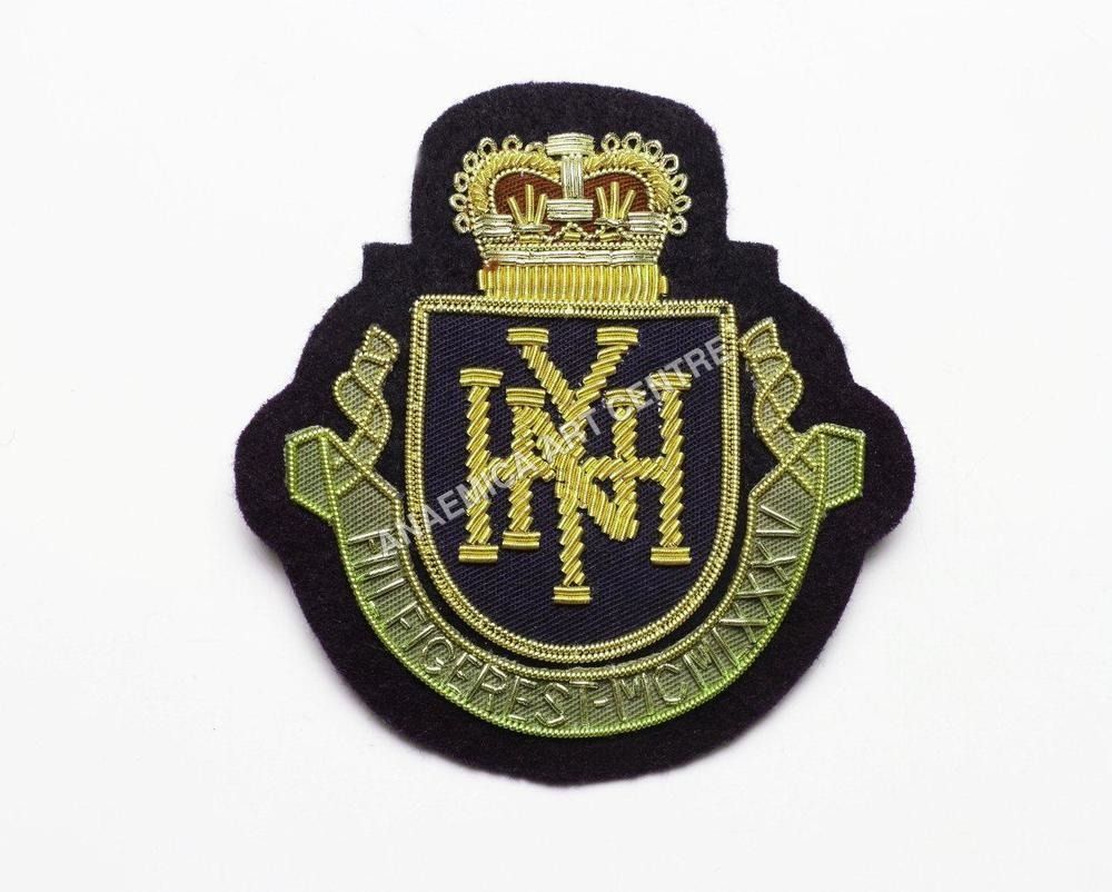 bullion crest applique