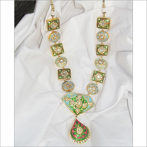 Meenakari Gold Necklace