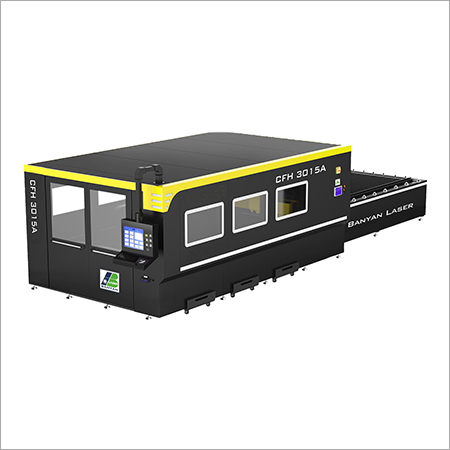 Fiber Laser Cutting Machine with Exchange Table