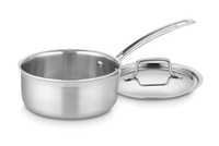 Stainless Steel Saucepan - Polished Finish, Round Shape, Silver Color | Precisely Designed, Easy To Clean, Long Lasting Shine, Timely Delivery