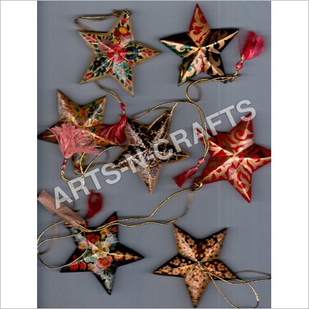 Papier Mache Christmas Stars