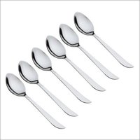 Steel Baby Spoon - Stainless Steel, Polished Silver Finish | Seamless Design, Lightweight, Corrosion Resistant, Long Lasting Polish