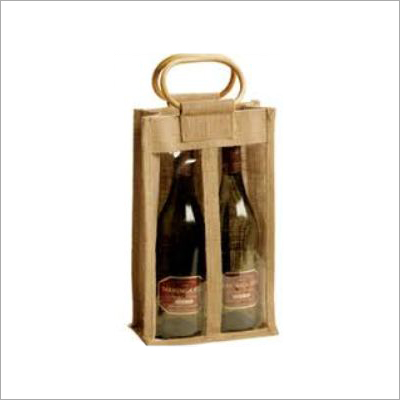 Natural Jute Wine Bags