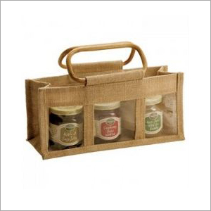 Jute Bag with PVC Window