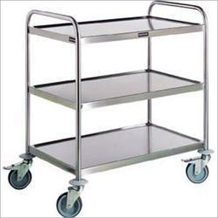 Stainless Steel Trolleys Length: 933 Millimeter (Mm)