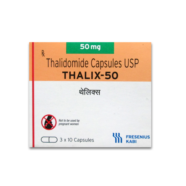 Thalix 50 Mg(Thalidomide Cap) Shelf Life: 1-2 Years